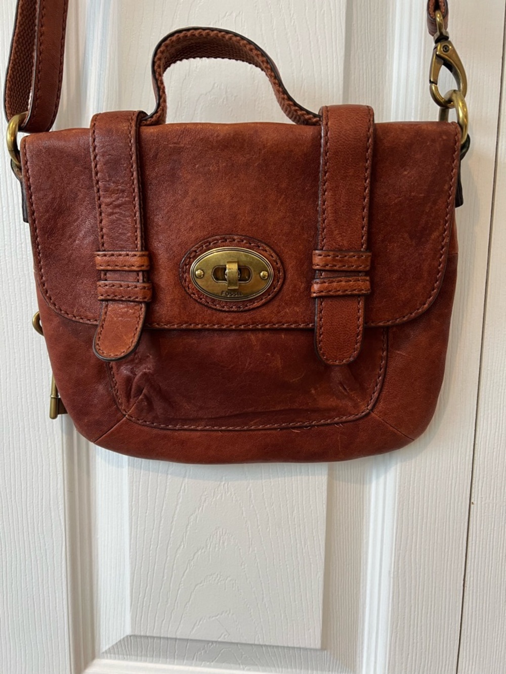 Fossil Brown Leather bag